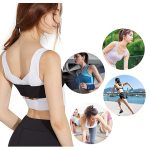 DROPOSALE No-Bounce high-Impact Bra Strap for Women with Adjustable Breast Support Band, Extra stabilizer Band During Dance and Exercise,Free Size (Free, Black) - Image 2
