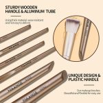 Makeup Brushes ,MAANGE 18 Pcs Professional Makeup Brushes Set Premium Synthetic Foundation Face Powder Blush Eye Shadows Travel Make Up Brushes with gift box - Image 4