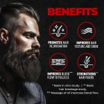 Beardo Beard & Hair Growth Oil 50ml & Derma Roller For Hair Growth 0.5 mm| Dermaroller | For Thicker & Longer Beard | Uneven, Patchy & Fast Beard Growth | For Stronger & Fuller Beard Hair - Image 3