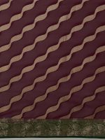 AKHILAM Women's Woven Design Ethnic Motif Georgette Kanjeevaram Saree With Unstiched Blouse Piece (ARYA1301_FL_Parent) - Image 5