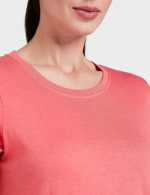 Van Heusen Women Lounge T-Shirt - Modal Cotton - Round Neck, Short Sleeve, Superior Drape, Long Length, Ultra Soft - Image 4