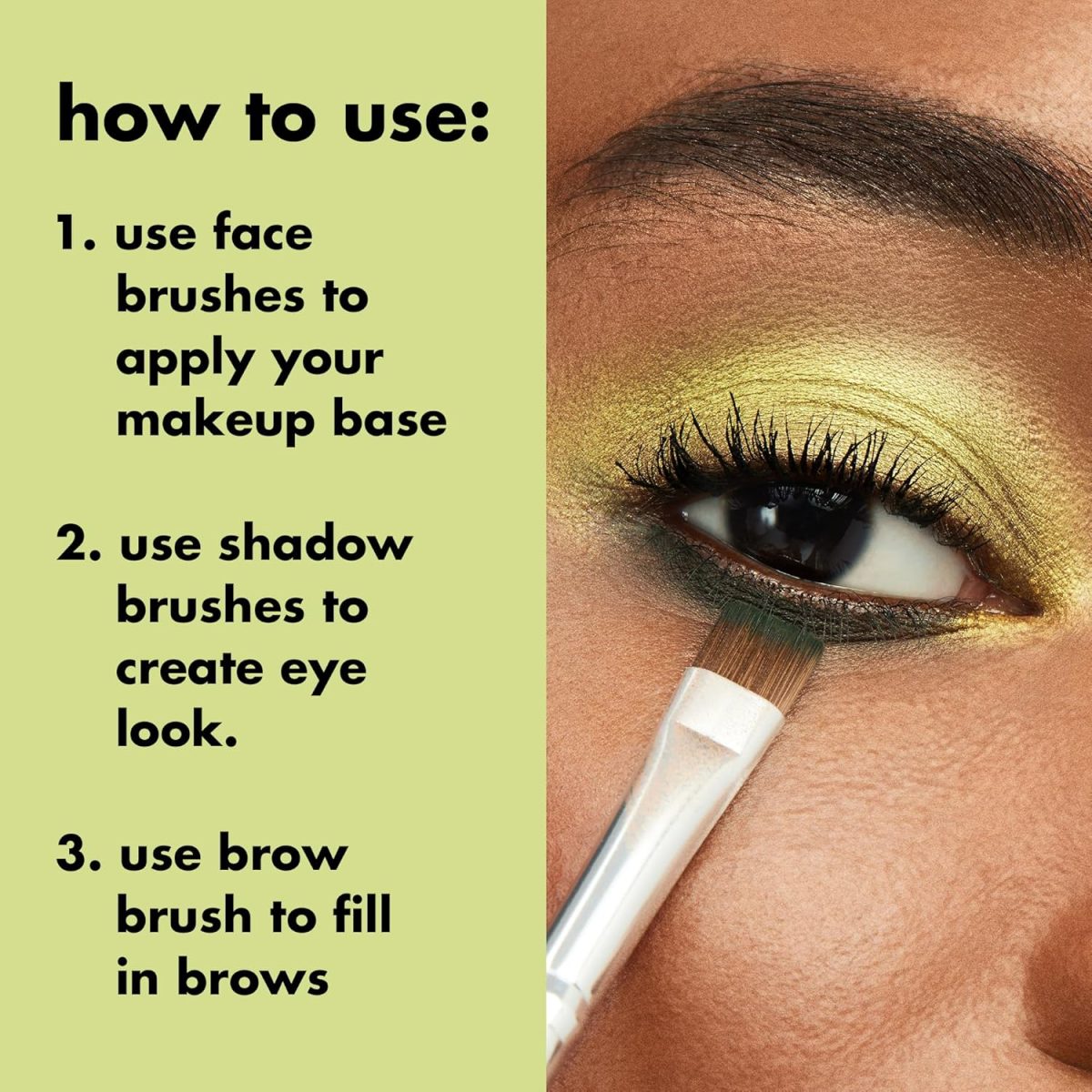 e.l.f. Professional Vegan Makeup Tools, For Expert Blending, Contouring & Highlighting, Pack of 12 - Image 3